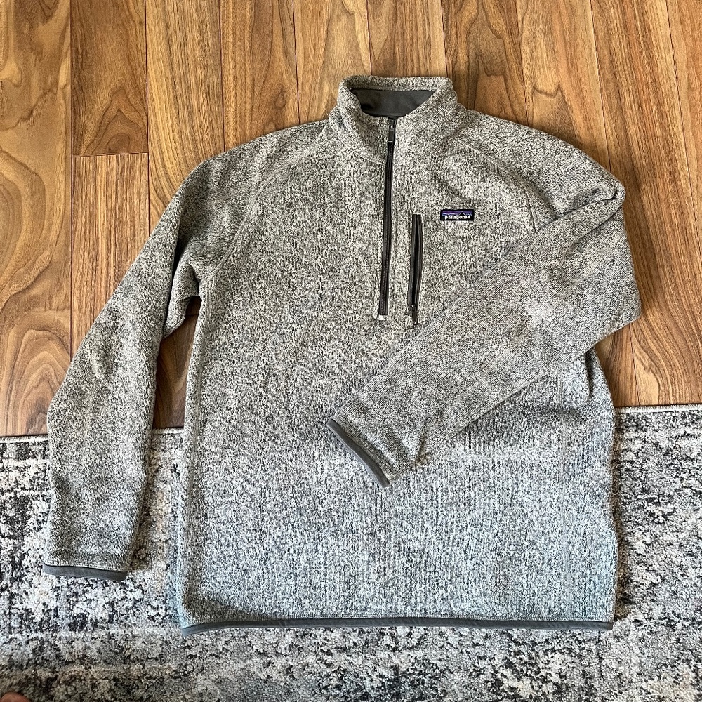 Patagonia Better Sweater 1/4 zip men’s L